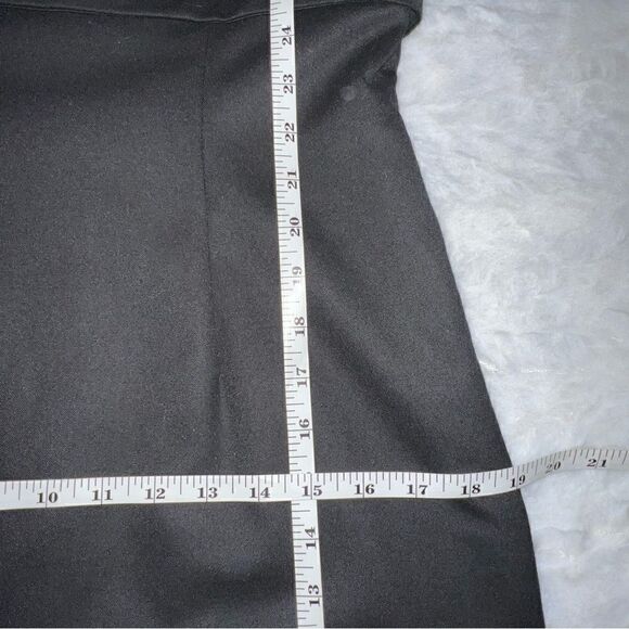 Etcetera Solid Black V-Neck Half sleeve Wool blend dress size 6 - Picture 7 of 7